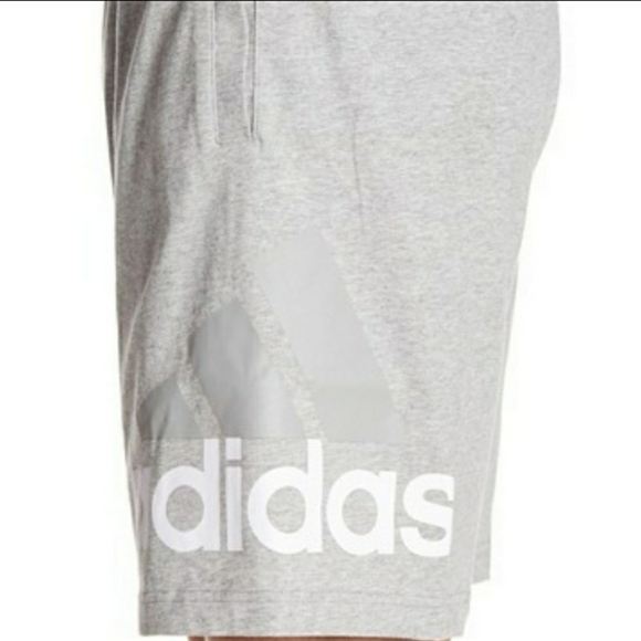 New w/Tags Men's Adidas Logo Elastic Waist Jersey Shorts - XXL - Picture 2 of 5